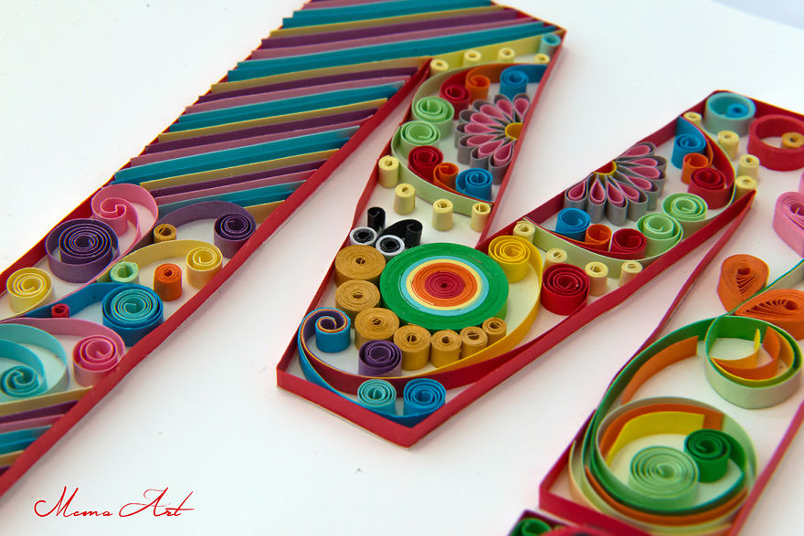 A Mother Of Two Creates Amazing Art Using Quilling Paper