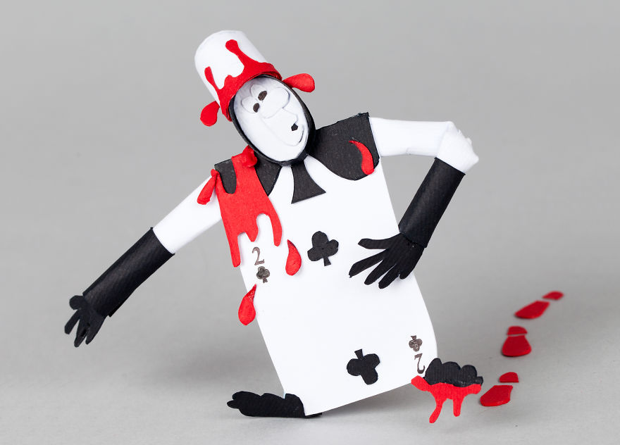 Alice In My Paper Wonderland Form The Letter A Alice In My Paper Wonderland Form The Letter A