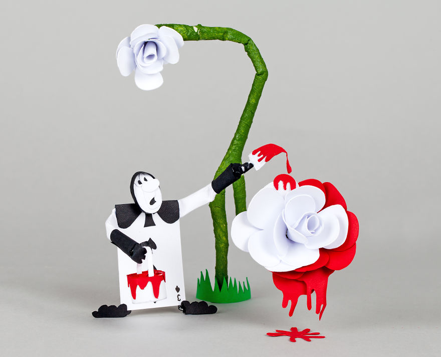 Alice In My Paper Wonderland Form The Letter A Alice In My Paper Wonderland Form The Letter A