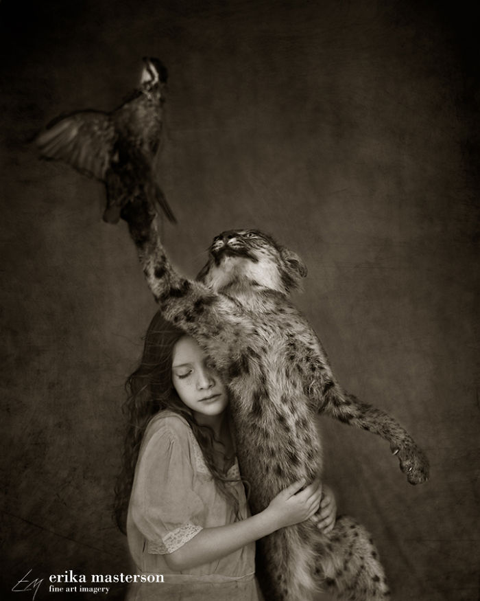 Girls With Taxidermy Animals: I Explore Our Close Relationship With Nature Girls With Taxidermy Animals: I Explore Our Close Relationship With Nature