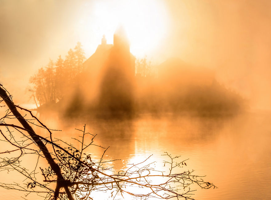 Another Magical Sunrise At Lake Bled In Slovenia Another Magical Sunrise At Lake Bled In Slovenia