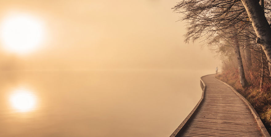 Another Magical Sunrise At Lake Bled In Slovenia