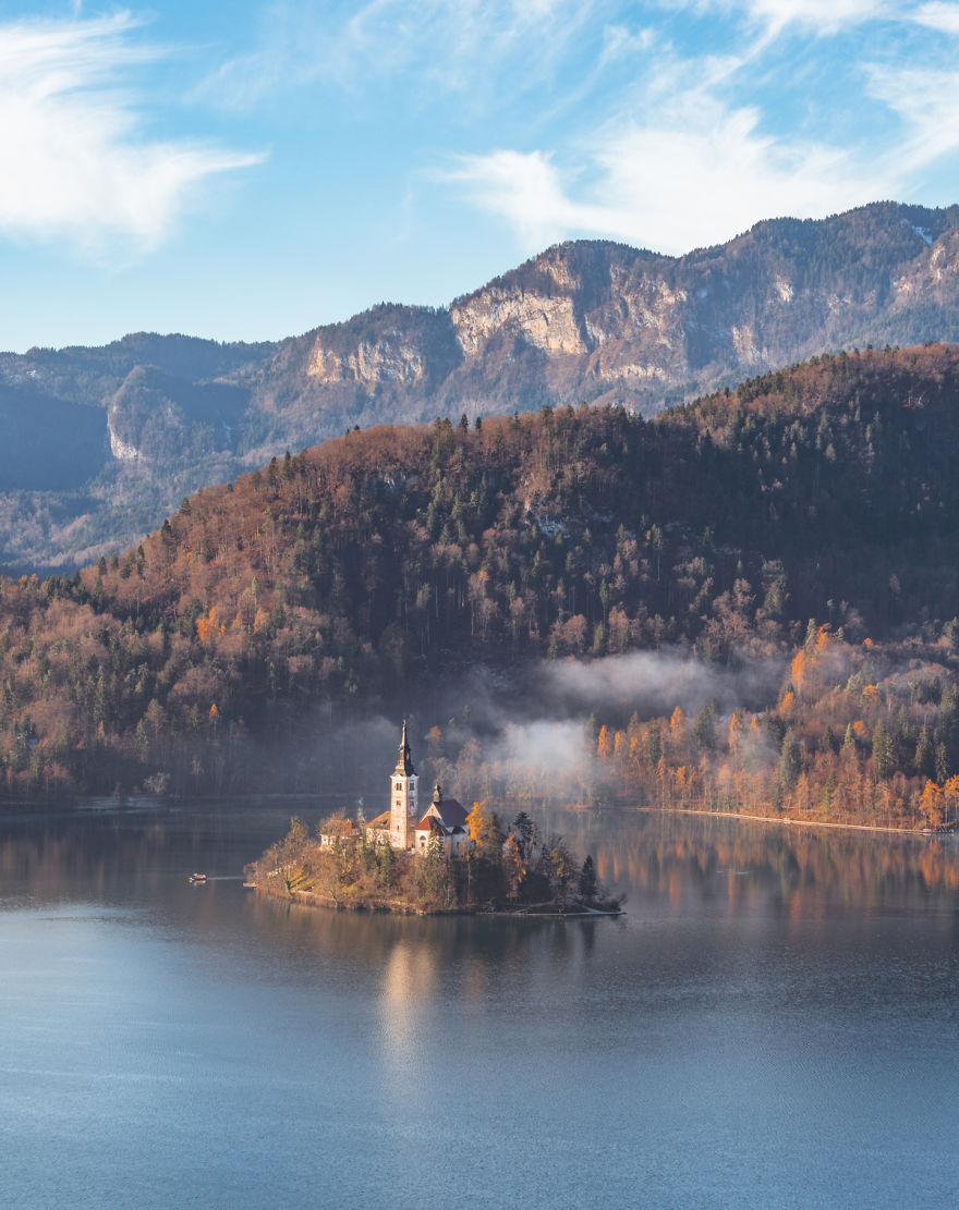 Another Magical Sunrise At Lake Bled In Slovenia Another Magical Sunrise At Lake Bled In Slovenia