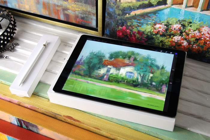 Art Made With Ipad Pro Meets Oil Painting Inside My Studio