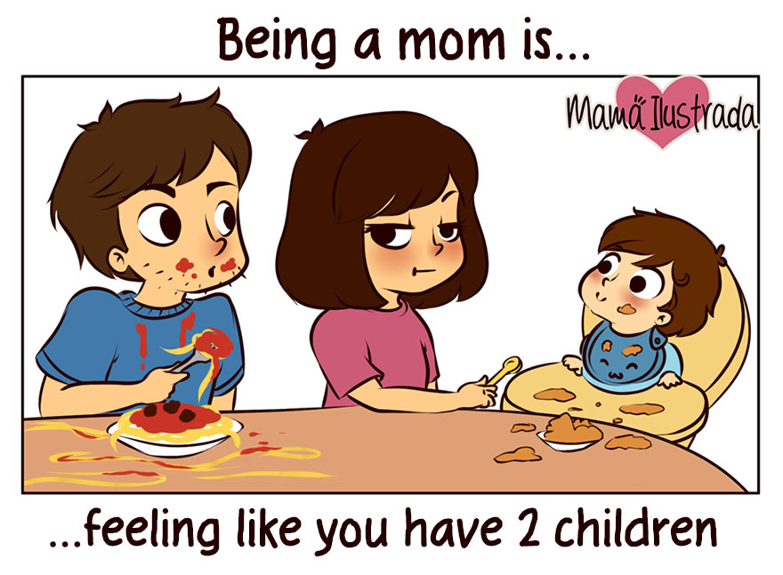 Being A Mom Is...