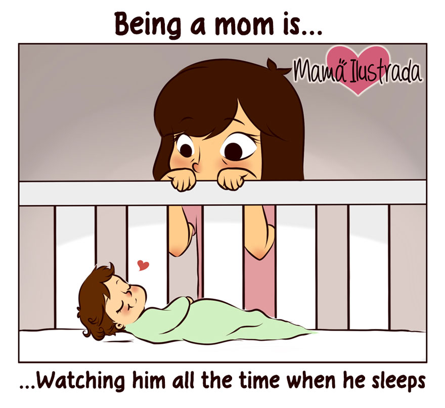Being A Mom Is...
