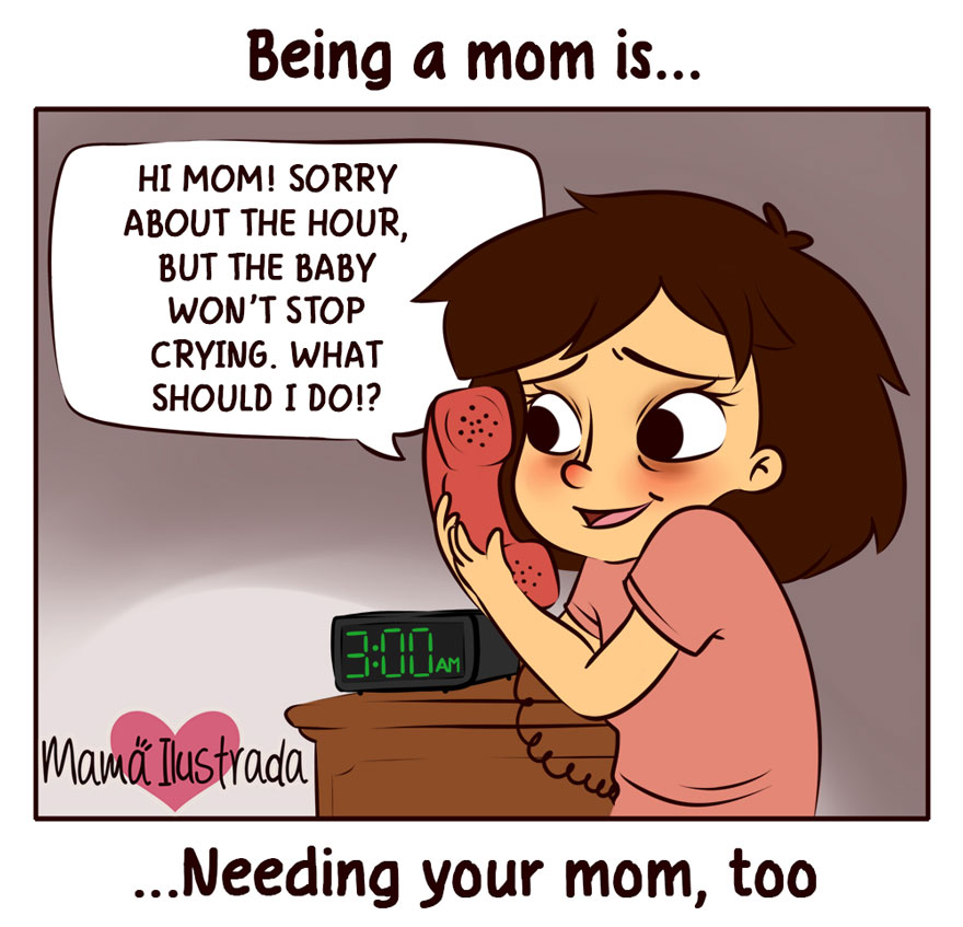 Being A Mom Is...