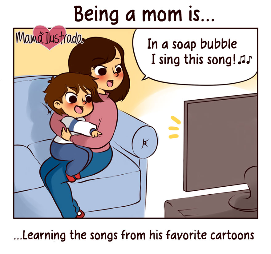 Being A Mom Is...