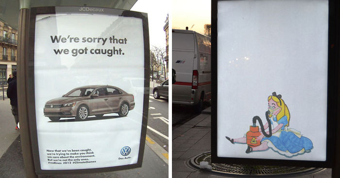 Artists Fill Paris With 600 Fake Ads To Protest Corporate Sponsorship Of Climate Conference