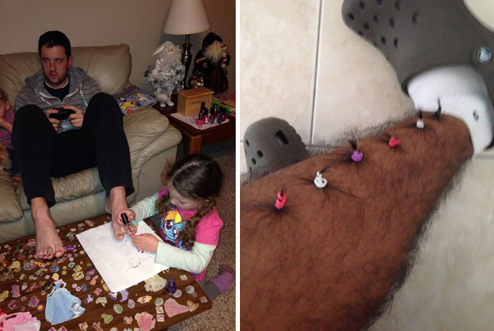 54 Dads Whose Daughters Made Them Pretty