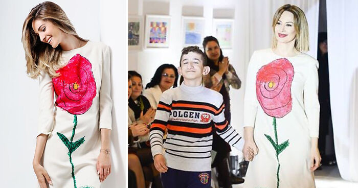 Deaf Pupils’ Drawings Turned Into A Beautiful Fashion Collection