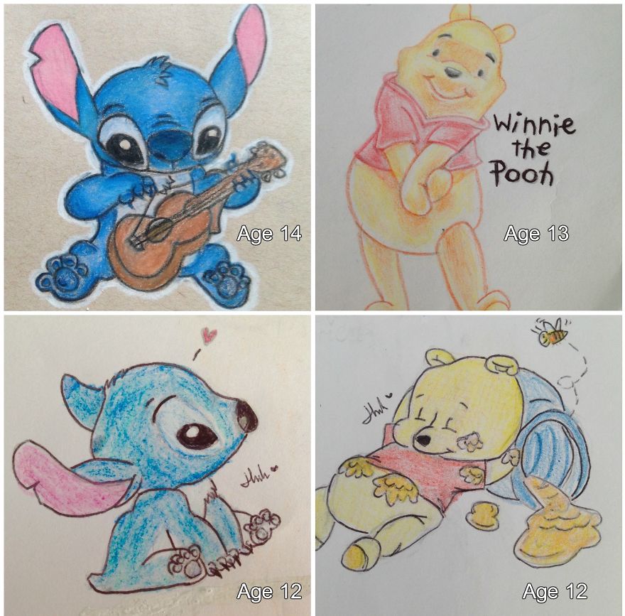 Drawings From Age 12 To 15