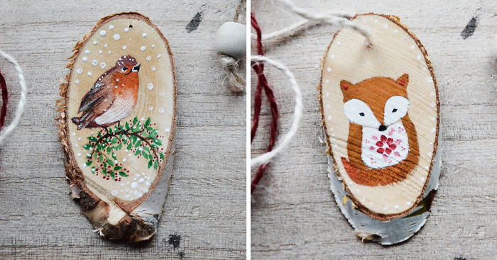 It’s The Little Things That Make Christmas Special, So I Paint Them On Small Pieces Of Wood