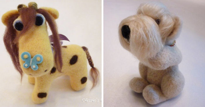 I Felt Cute Wool Animals