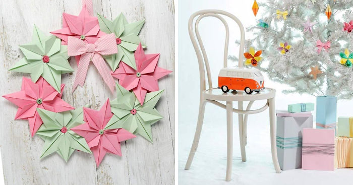 I Create Paper Decorations To Make Our Christmas Fun And Unique