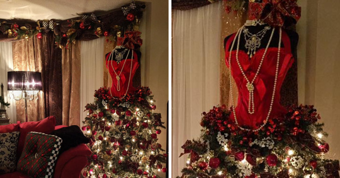 Recycled Charlie Brown Christmas Tree!