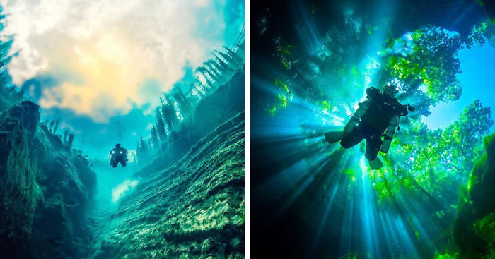 The Magical Underwater World Of Albanian Caves