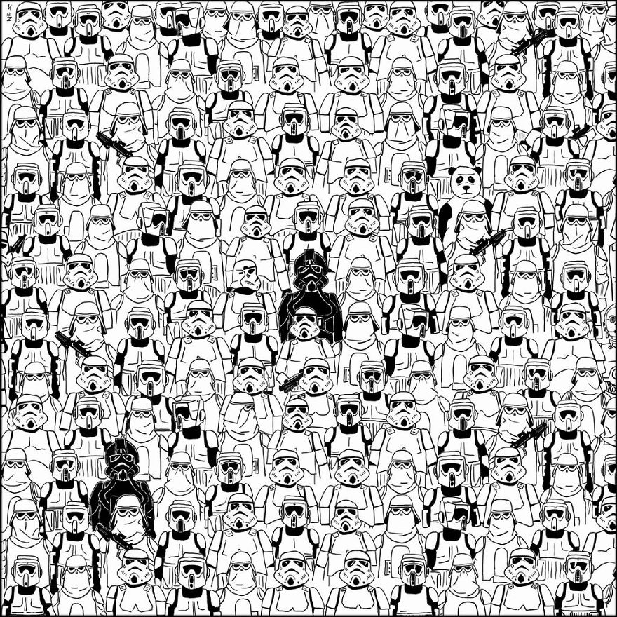 Find The Panda: Star Wars Edition