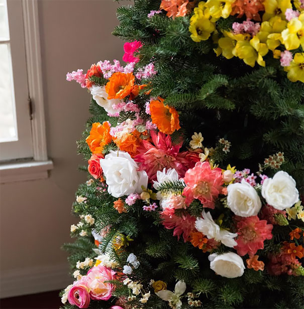 Floral Christmas Tree