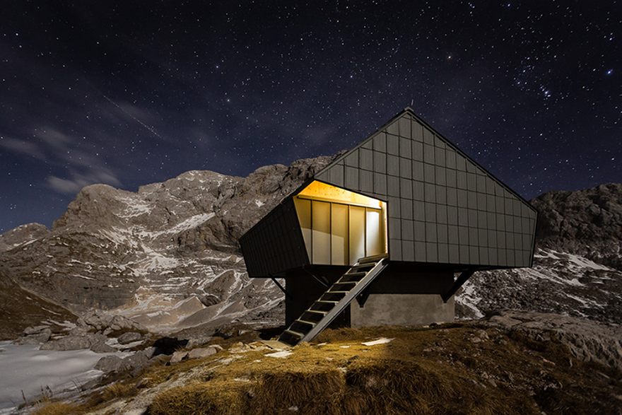 Former WW1 Bunker Transformed Into A Cozy Cabin For Mountaineers