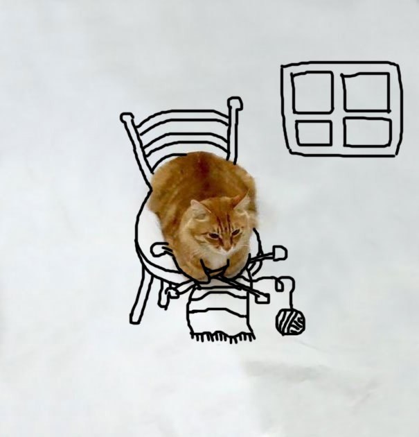 X'mas Soon, I Need To Hurry Finish Knitting Hello Kitty Scarf!