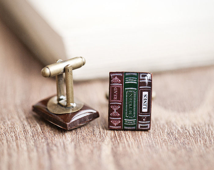 Book Cufflinks For Men