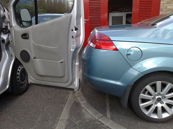These Two Cars That Were Made To Be Parked Like This