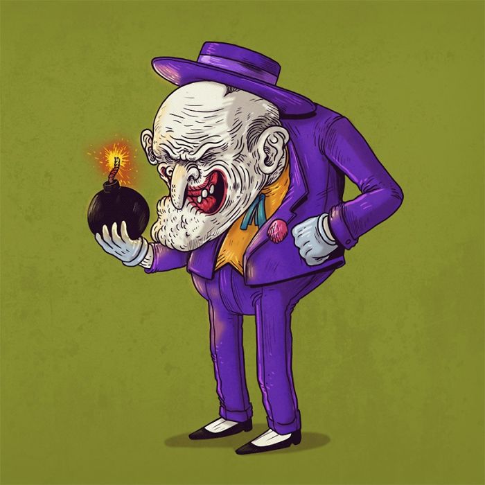 How Would Superheroes Look If They Grew Old?