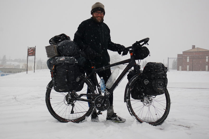 I'm The First Romanian To Cycle North And South America (6600 Km So Far) After My Girlfriend Dumped Me