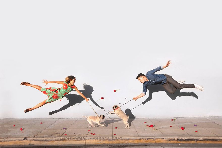 I Capture My Falling, Tripping And Levitating Friends