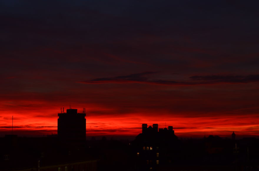 I Captured Powerful Romanian Autumn Sunsets From One Spot