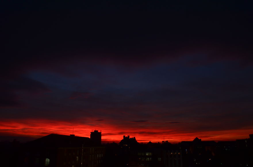 I Captured Powerful Romanian Autumn Sunsets From One Spot