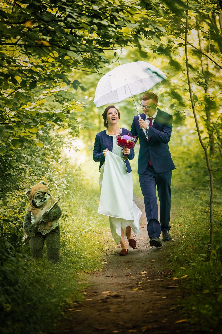 I Changed My Wedding Photos To Add A Bit Of Star Wars To Them I Changed My Wedding Photos To Add A Bit Of Star Wars To Them