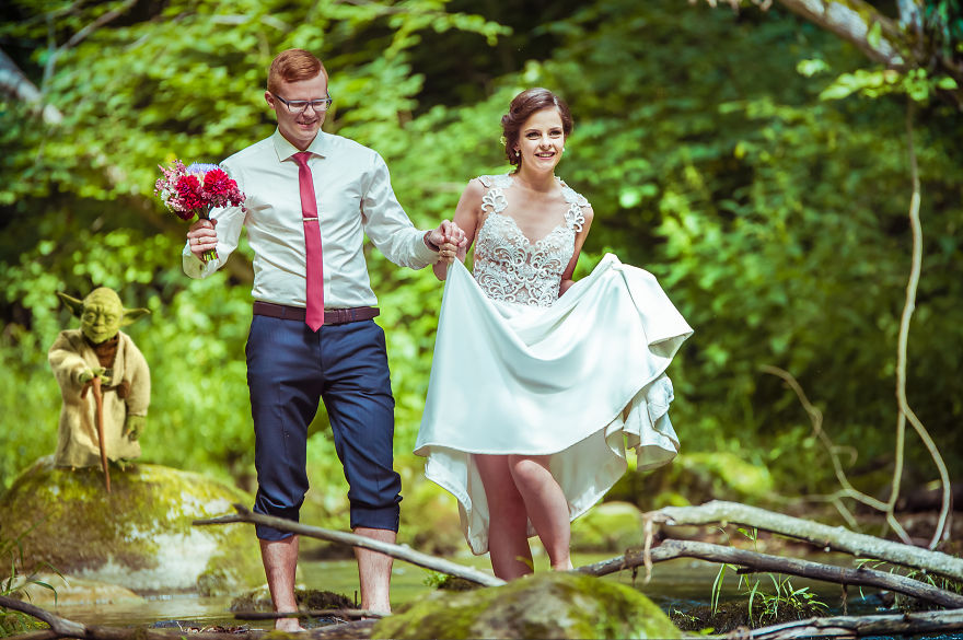 I Changed My Wedding Photos To Add A Bit Of Star Wars To Them I Changed My Wedding Photos To Add A Bit Of Star Wars To Them