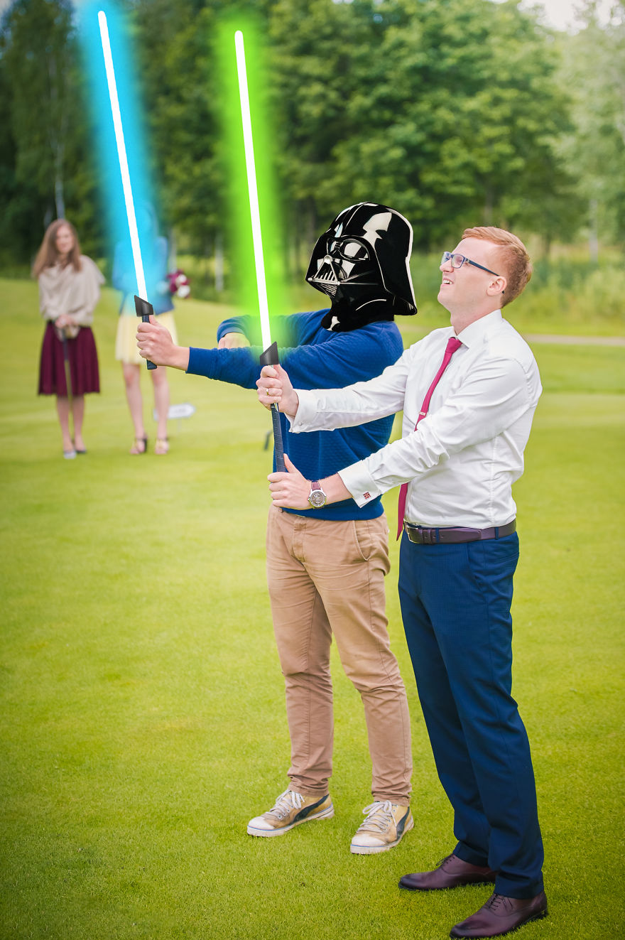 I Changed My Wedding Photos To Add A Bit Of Star Wars To Them I Changed My Wedding Photos To Add A Bit Of Star Wars To Them