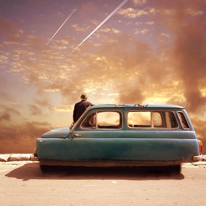 I Create Surreal Worlds Using Only My Iphone