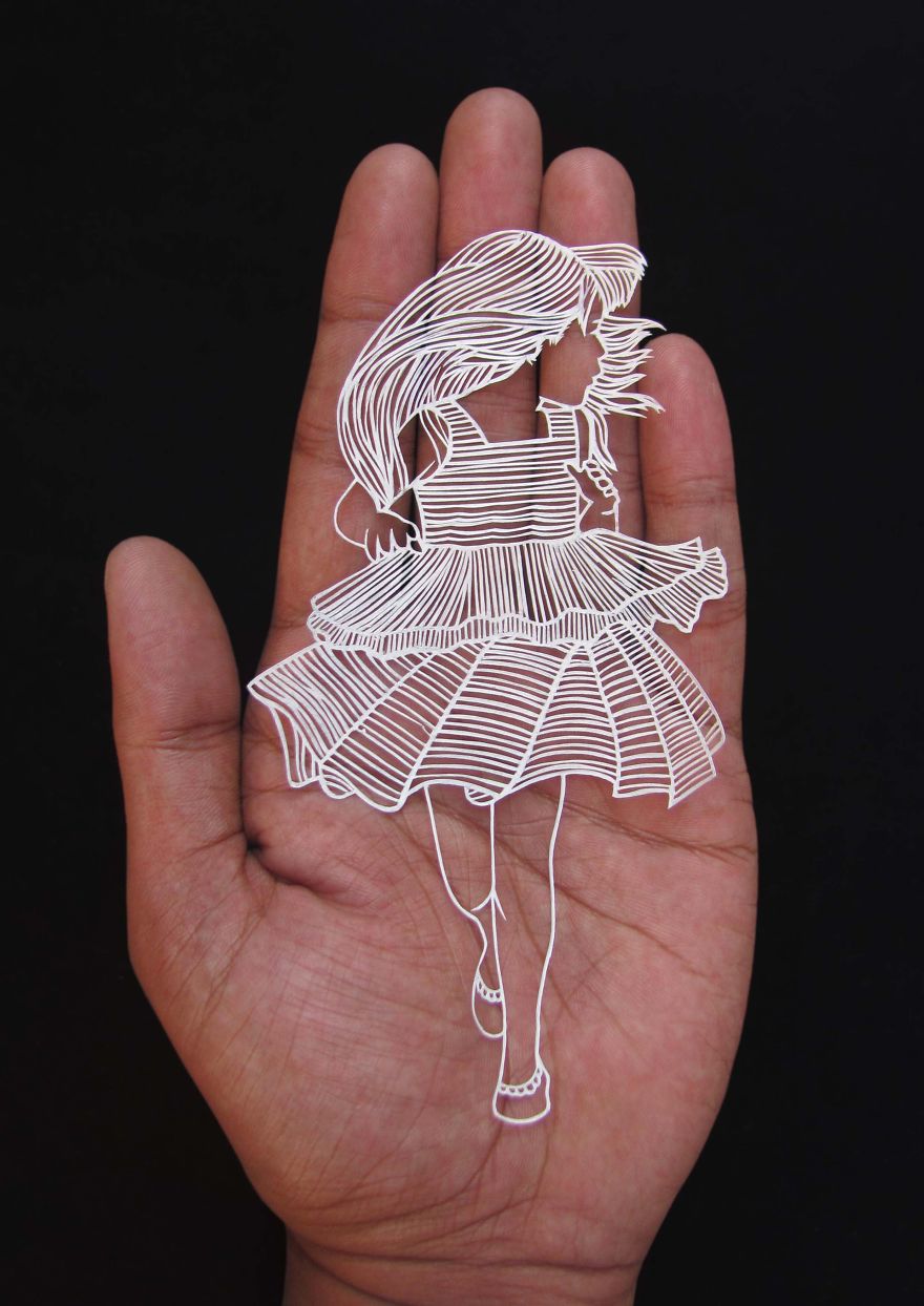I Decided To Make Paper Cut Art My Profession