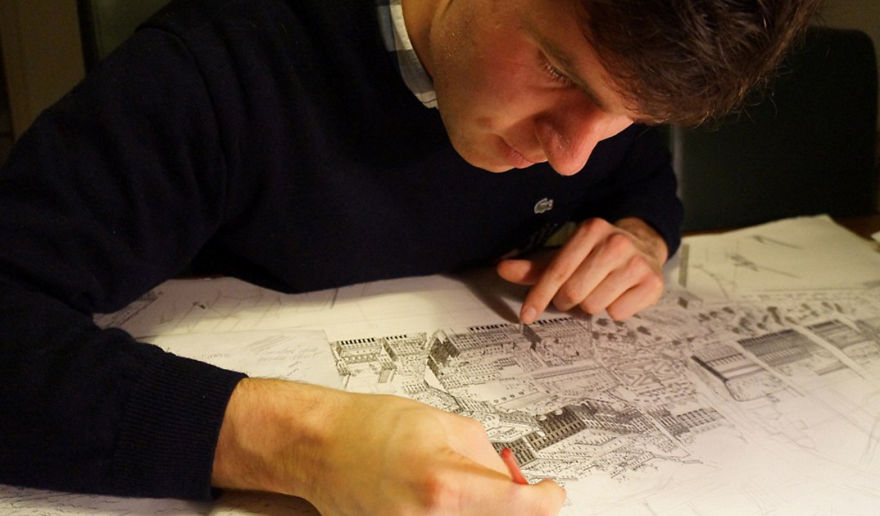 I Draw Famous Cities From My Memory