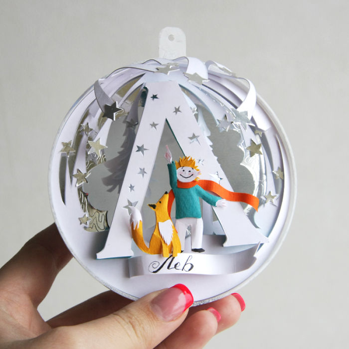 I Hand-Cut Personalized Paper Ornaments For My Friends This Christmas I Hand-Cut Personalized Paper Ornaments For My Friends This Christmas
