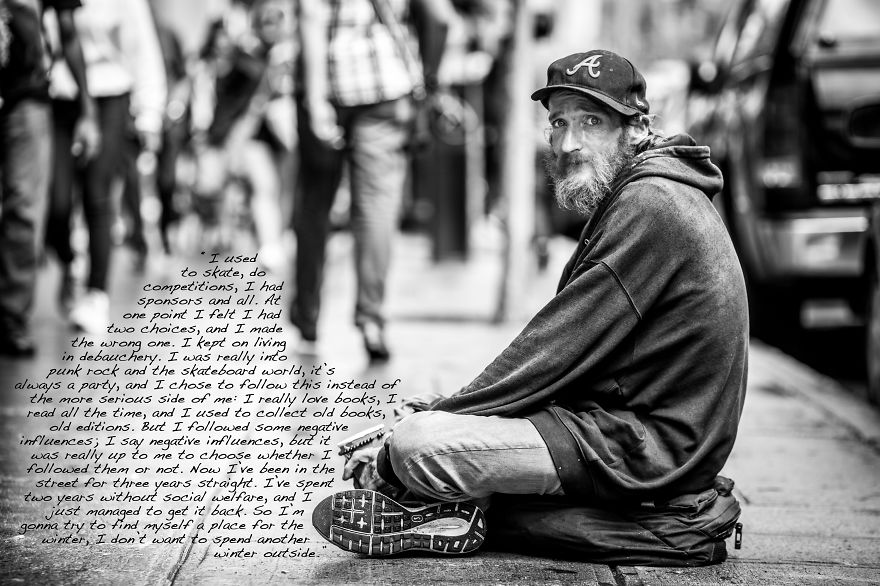 I Listen To The Stories Of The Homeless And Share Them With The World I Listen To The Stories Of The Homeless And Share Them With The World