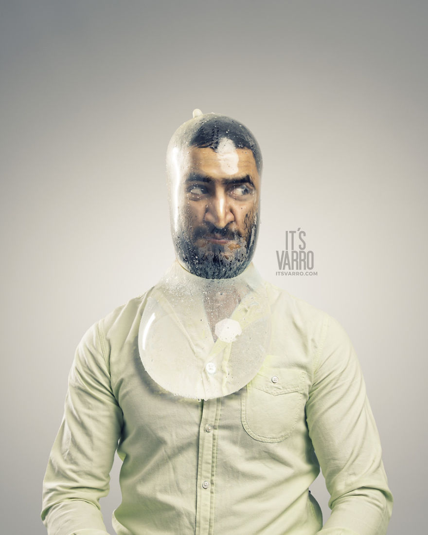 I Made A Funny Photo Project With Condoms