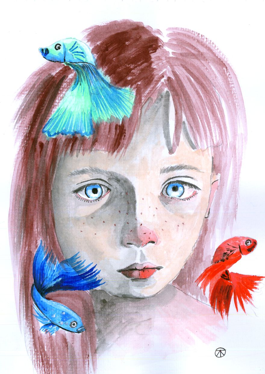 I Paint Portraits Of People With Their Spirit Animals