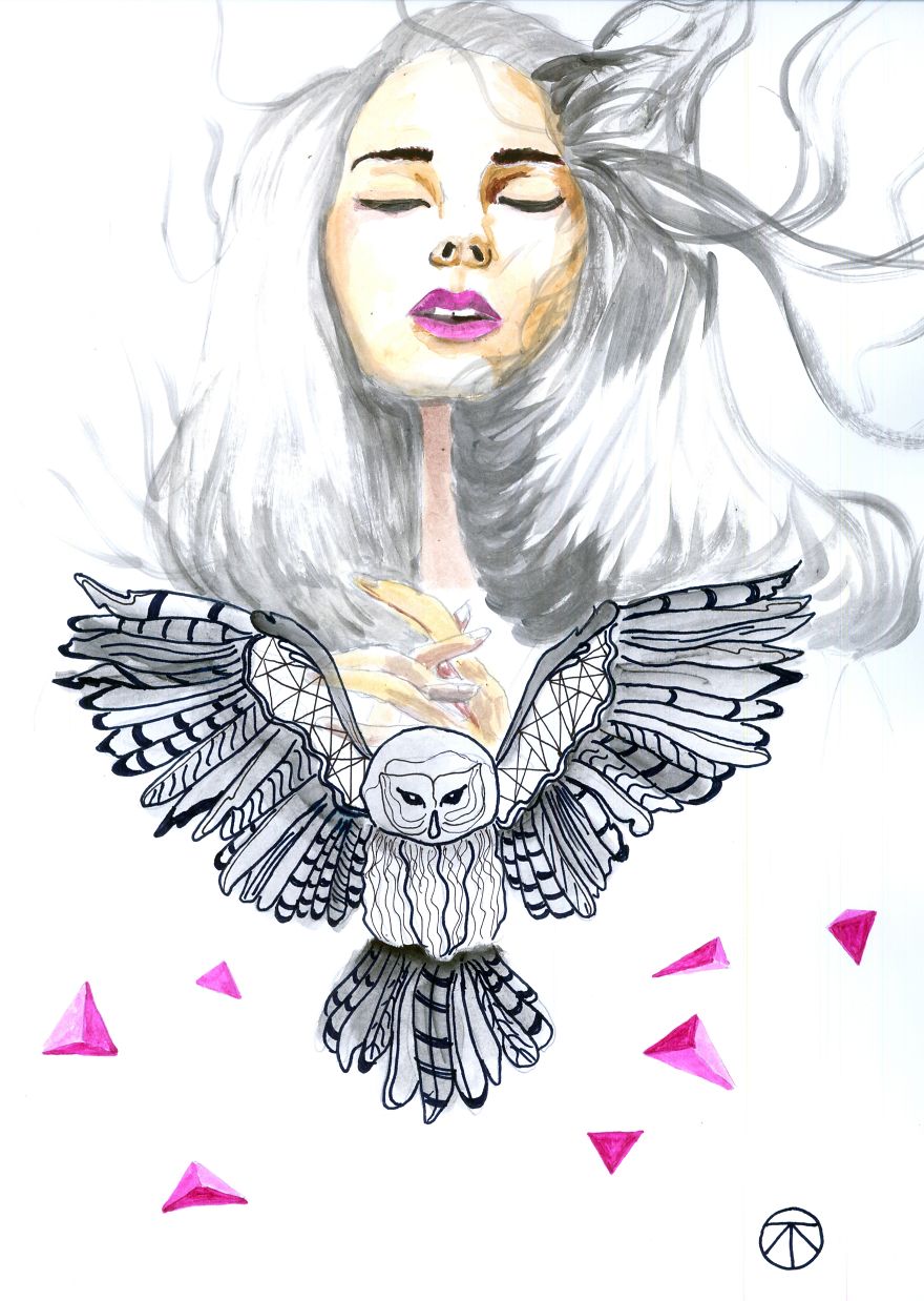 I Paint Portraits Of People With Their Spirit Animals