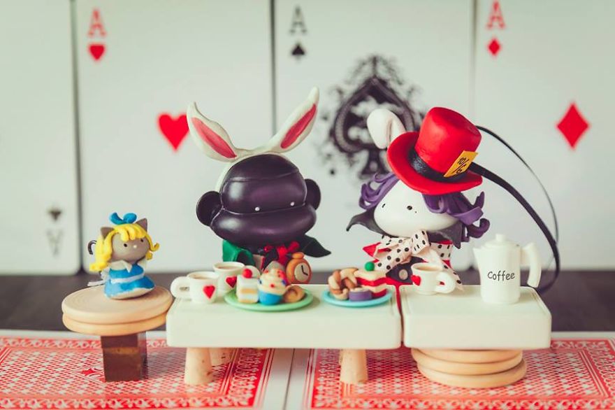 I Recreate Daily Moments Of Married Life With A Monkey And A Rabbit I Recreate Daily Moments Of Married Life With A Monkey And A Rabbit