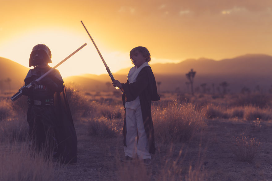 I Recreated Star Wars' Tatooine In The Desert With My Children I Recreated Star Wars' Tatooine In The Desert With My Children