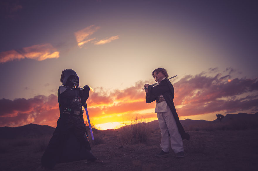 I Recreated Star Wars' Tatooine In The Desert With My Children I Recreated Star Wars' Tatooine In The Desert With My Children