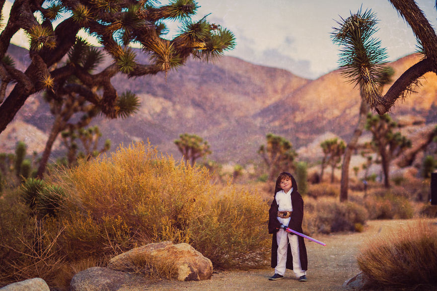 I Recreated Star Wars' Tatooine In The Desert With My Children I Recreated Star Wars' Tatooine In The Desert With My Children