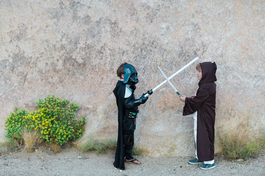 I Recreated Star Wars' Tatooine In The Desert With My Children I Recreated Star Wars' Tatooine In The Desert With My Children