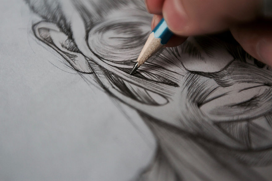 I Study Human Muscles By Drawing Them On My Selfies I Study Human Muscles By Drawing Them On My Selfies