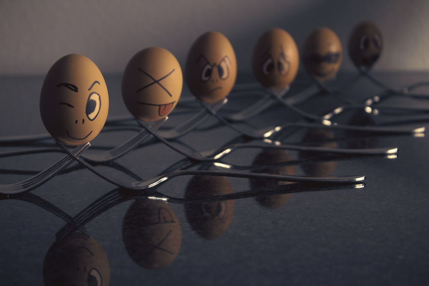 I Transform Simple Eggs Into Funny Photos